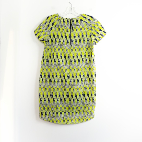 Sans Souci Anthro abstract print yellow geometric - Picture 2 of 5